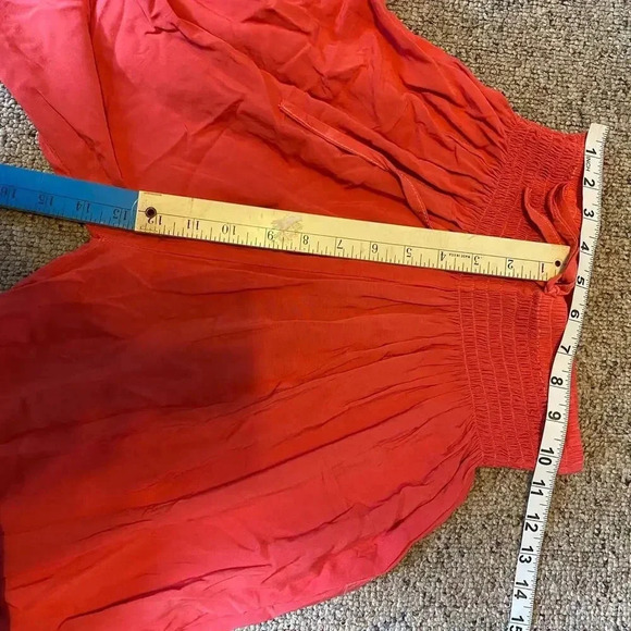 Shu-Shi Casual Pull on Beach Summer Pink pants women size M Pockets - Picture 2 of 7